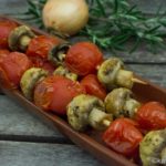 Tapas – Champignon-Tomaten-Spieße