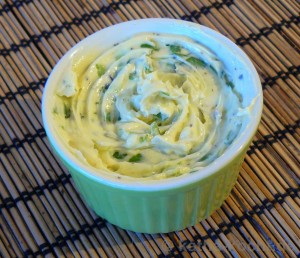 Frühlingszwiebel-Butter