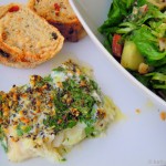 Steinbeißerfilet mit Kräutern und buntem Salat