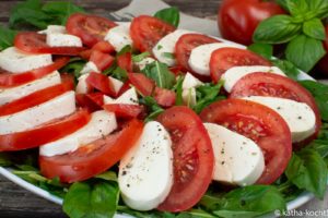 Tomate-Mozzarella wie in San Gimignano - Caprese Salat mal anders