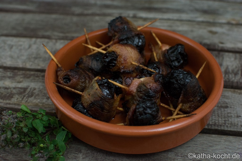 Tapas - Pflaumen im Speckmantel - Katha-kocht!