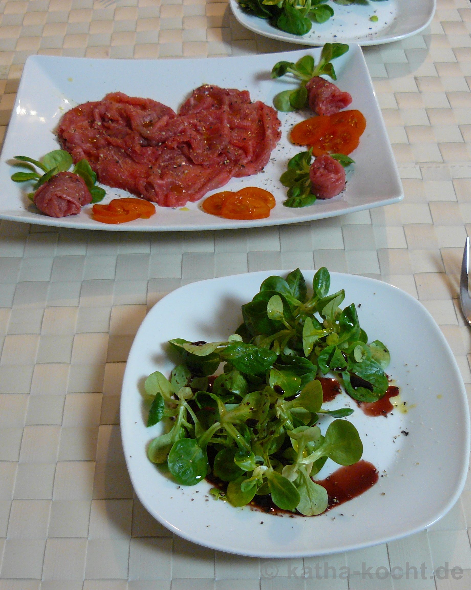 Rindercarpaccio - Katha-kocht! Rindercarpaccio - Katha-kocht!
