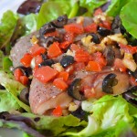 Wels mit Walnuss-Chili Vinaigrette