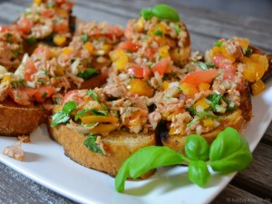 Thunfisch-Bruschetta Thunfisch-Bruschetta