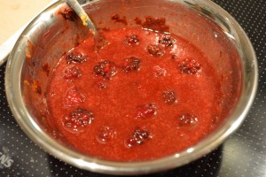 Brombeer-Schoko-Chili Sauce