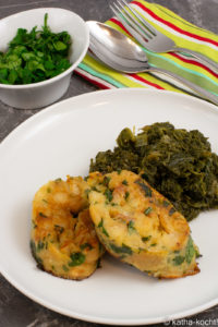 Gebratene Klöße mit Grünkohl (2)