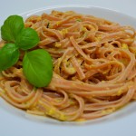 Linguine mit Mandel-Estragon Pesto