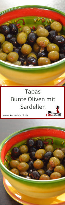  Pinterest - Tapas Oliven mit Sardellen