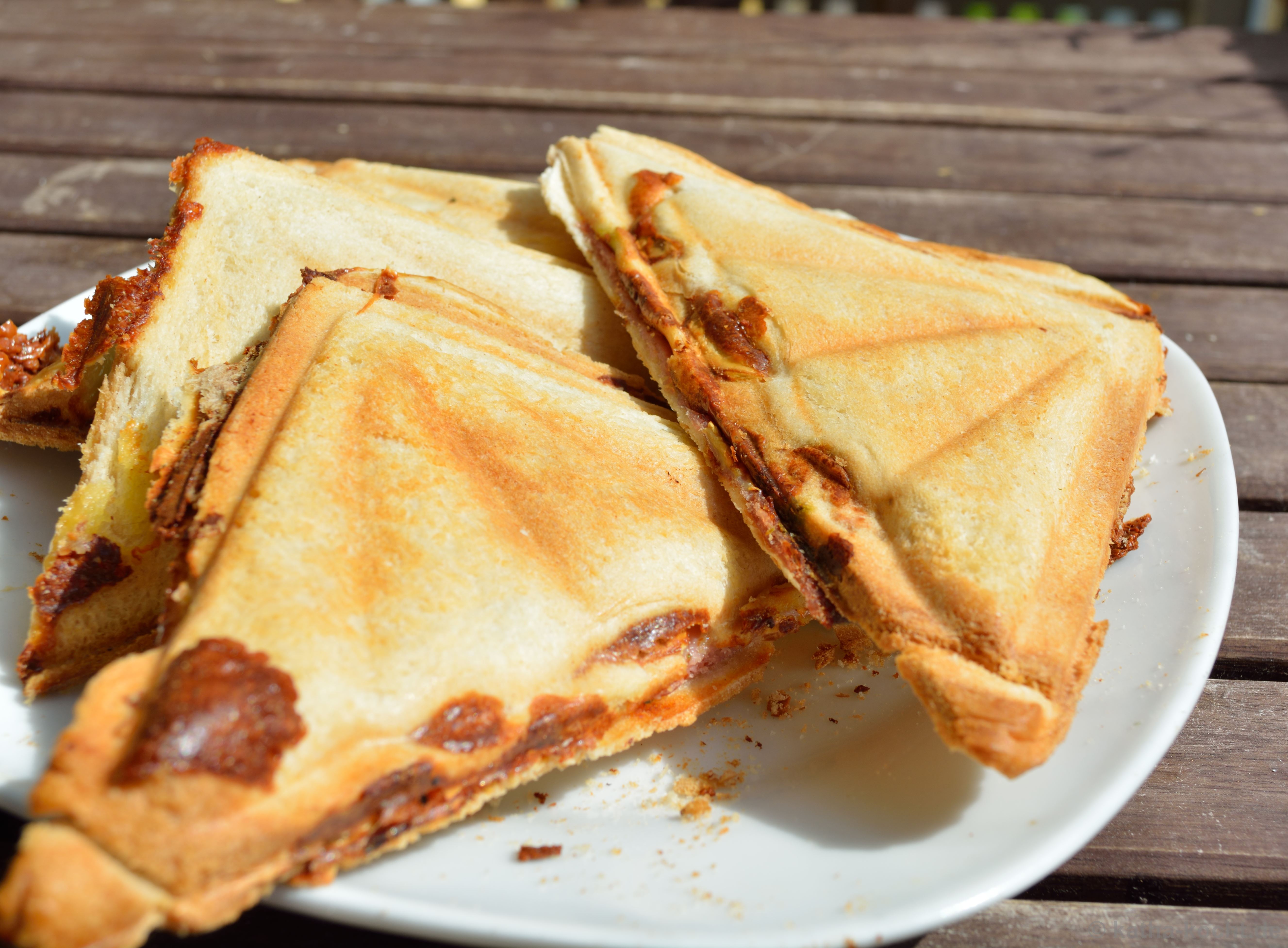 5-Minuten Schinken-Käse Sandwich