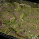 Schweinerücken in grüner Pfeffer-Estragon Marinade