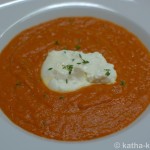 Tomatensuppe mit Burrata