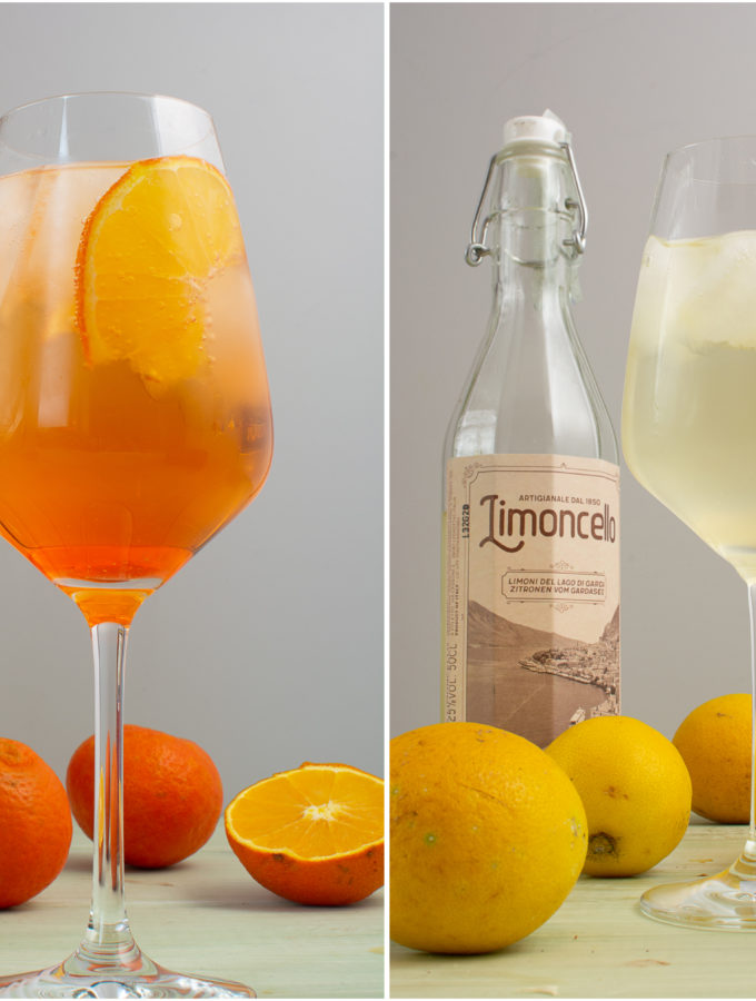 Spritz Drinks - Aperol Spritz und Limoncello Spritz