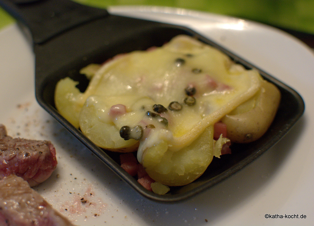 Rustikales Raclette mit Kartoffeln
