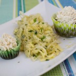 Blutwurst Cupcakes mit Sauerkraut Frosting