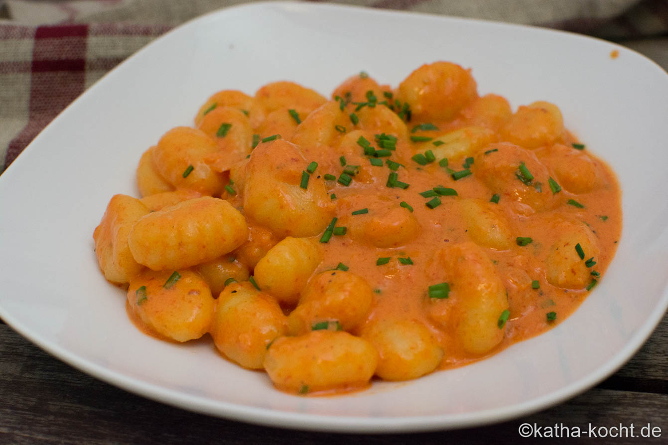 Gnocchi mit Paprikacréme