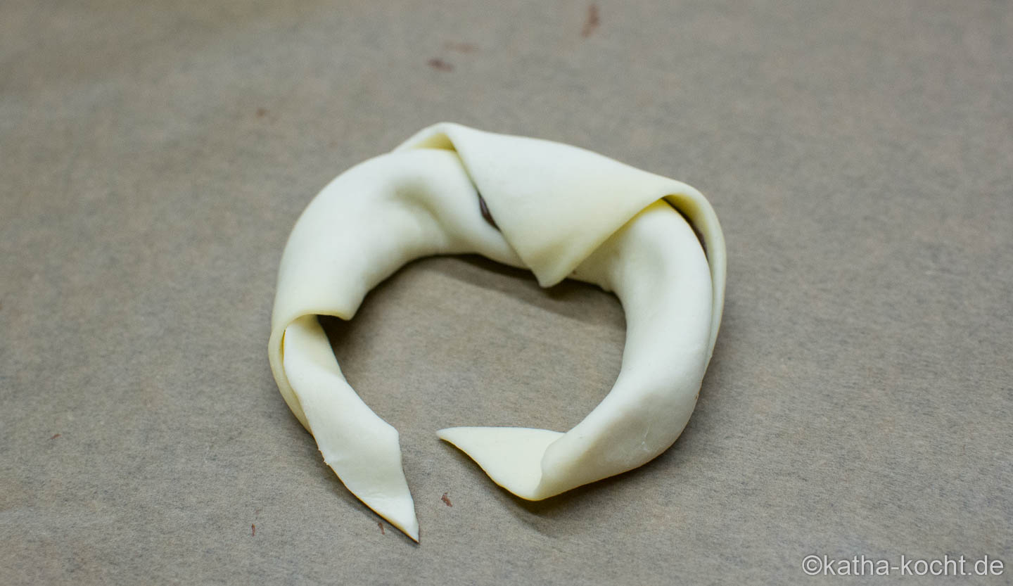 Schokoladen Croissant Kringel - Katha-kocht!