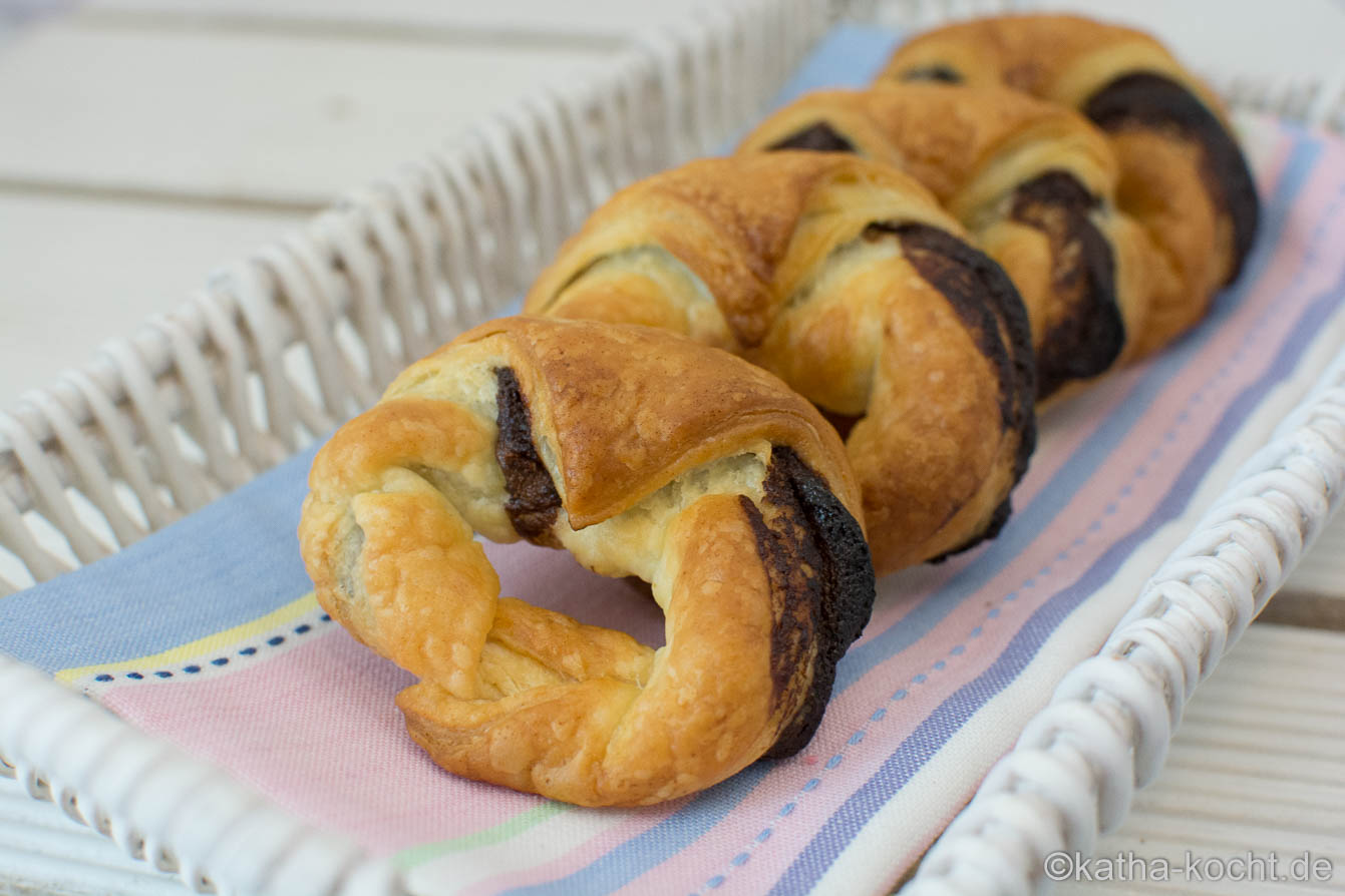 Schokoladen Croissant Kringel