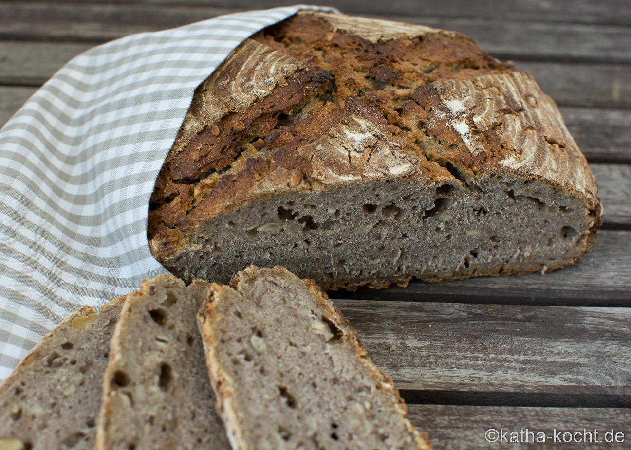 Roggen Bierbrot aus dem Topf