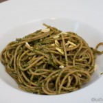 Dinkel Spaghetti mit Brennessel Pesto