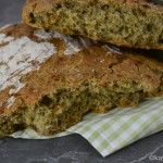 Dinkel Fladen-Brot mit Rucola