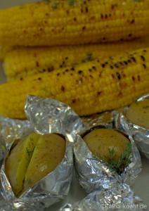 Maiskolben vom Grill