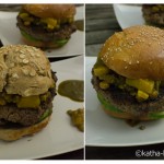 Burger mit Apfelchutney