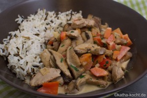 Sahnegeschnetzeltes mit Portwein