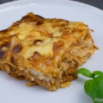 Hähnchenlasagne mit Steinpilzcreme