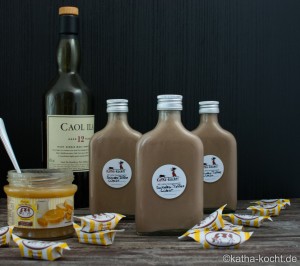 Toffee Likör mit Sahne Muh-Muhs