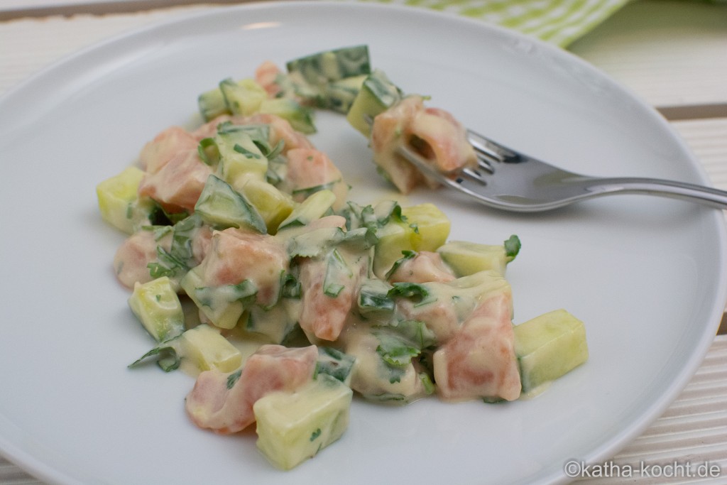 Kein klassischer Gurkensalat - Sushi Salat (11)