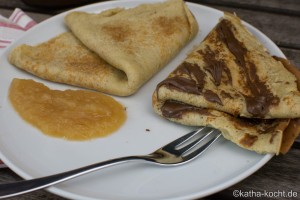 Pfannkuchen mit Mascarpone