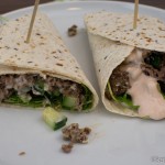 Feta-Hackfleisch Wraps