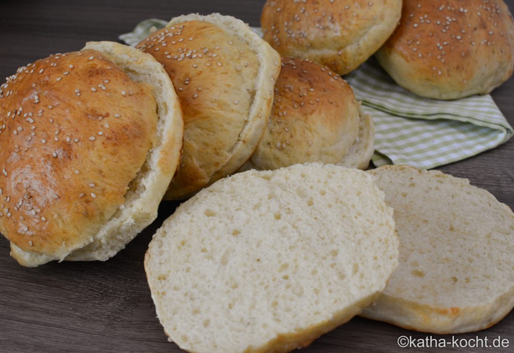 Flauschige Burger Buns