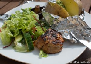Schweinefilet mit Senf-Paprikamarinade