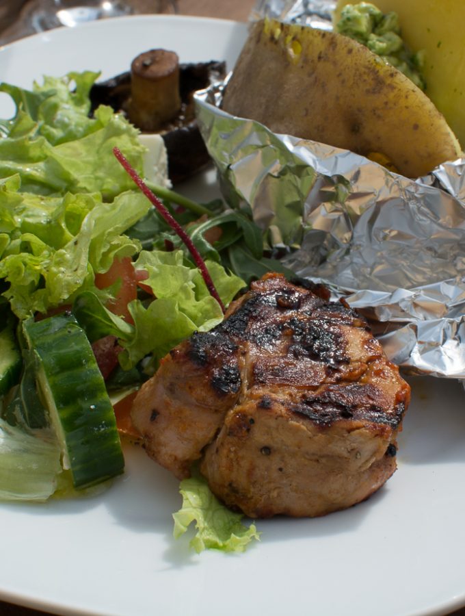 Schweinefilet mit Senf-Paprikamarinade