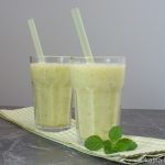 Melone Smoothie mit Zitronenmelisse