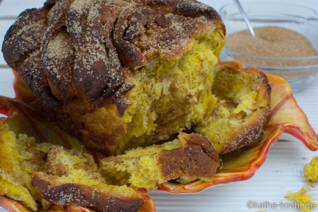 Kürbis Pull Apart Bread