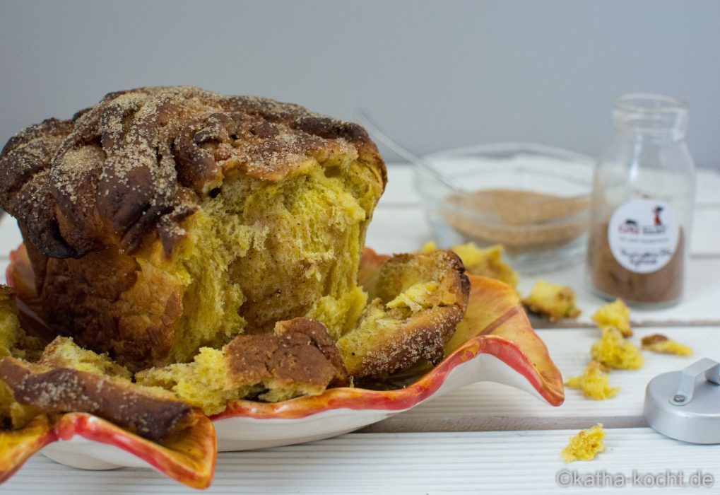 Kürbis Pull Apart Bread