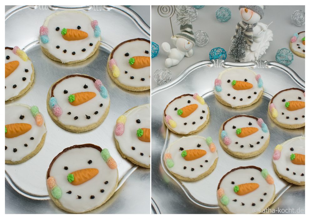 Frosty Plätzchen - Schneemann Plätzchen
