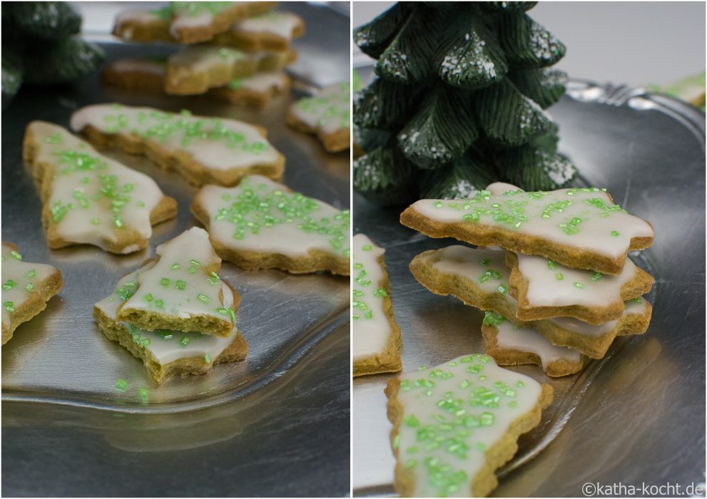 matcha-kokos plätzchen