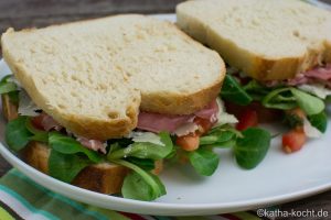 Sanwich mit italienischen Köstlichkeiten