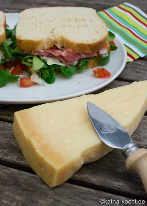 Sanwich mit italienischen Köstlichkeiten