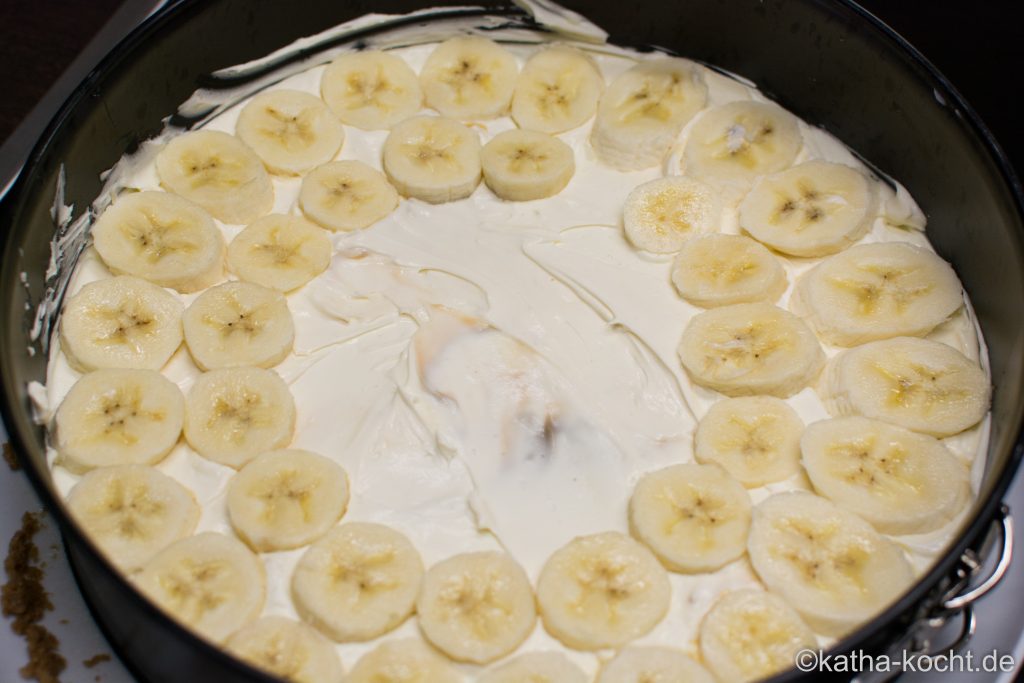 weihnachtlicher Spekulatius Bananen Kuchen