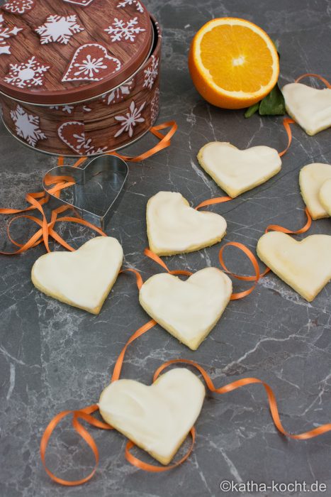 Weihnachtsgebäck - Orangen Plätzchen