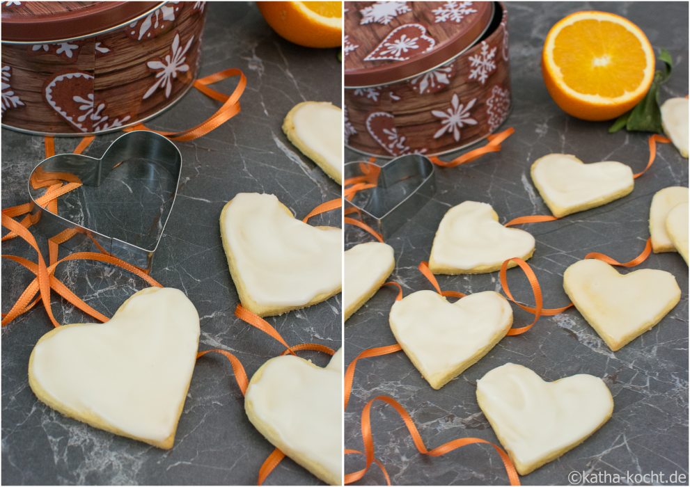 Weihnachtsgebäck - Orangen Plätzchen