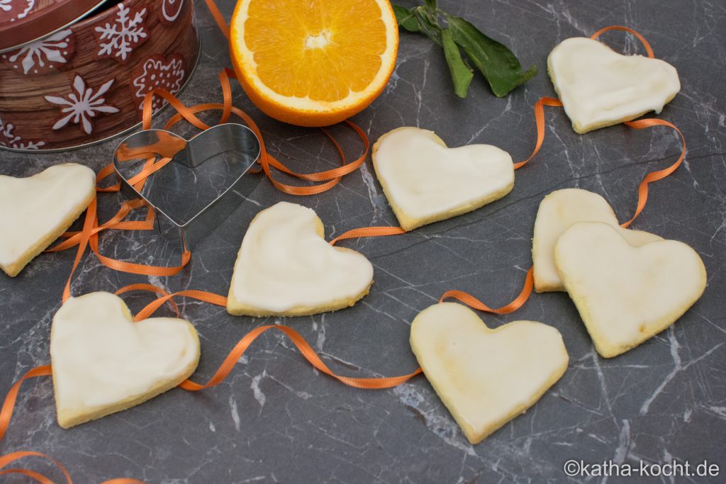 Weihnachtsgebäck - Orangen Plätzchen