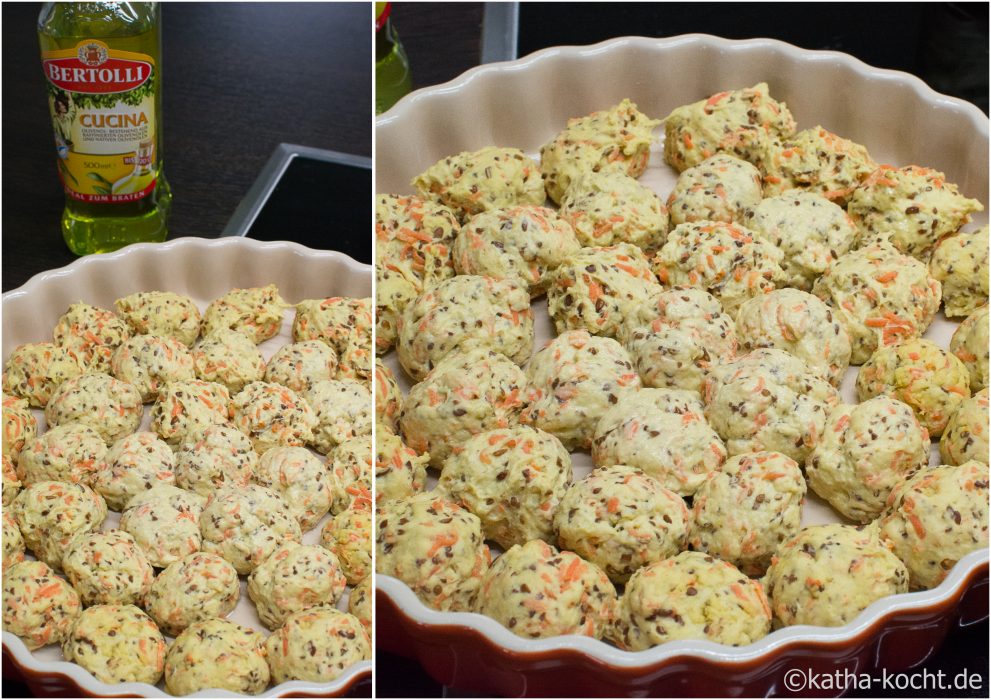 Brotkonfekt und Karottenaufstrich zum Brunch