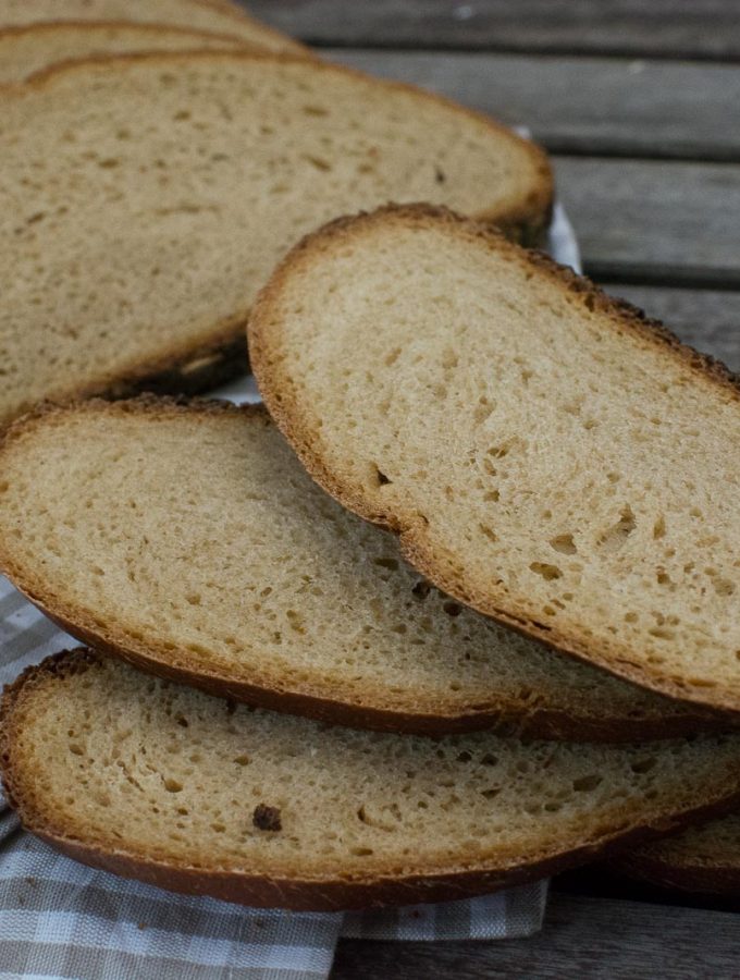 Kleines Landbrot aus dem kalten Topf