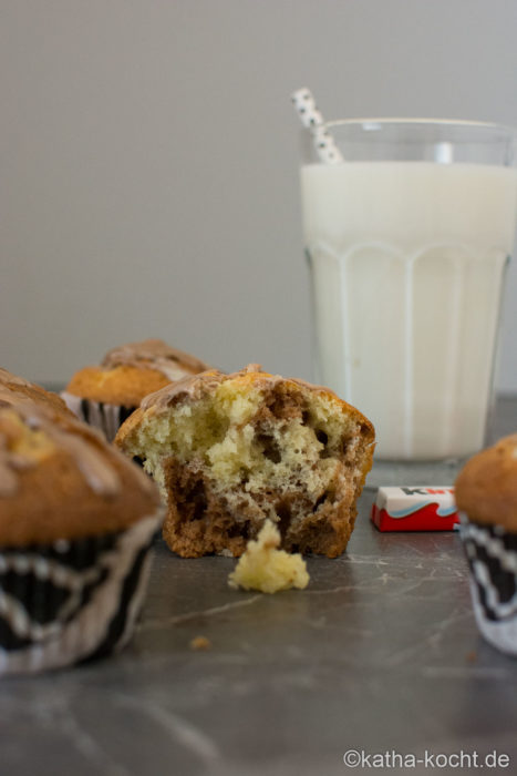 Kinderschokolade Muffins