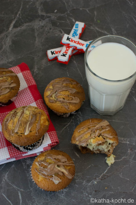 Kinderschokolade Muffins